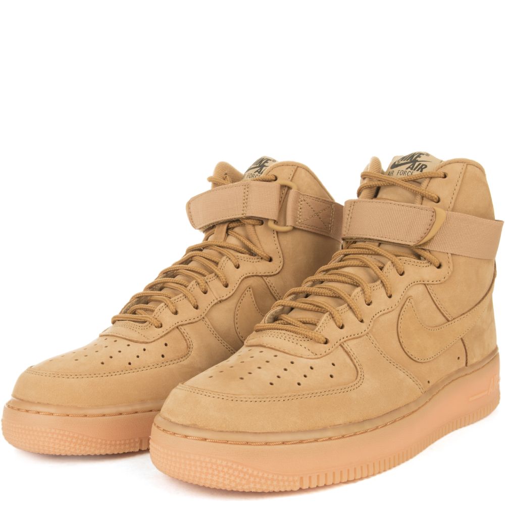 wheat high top air force ones