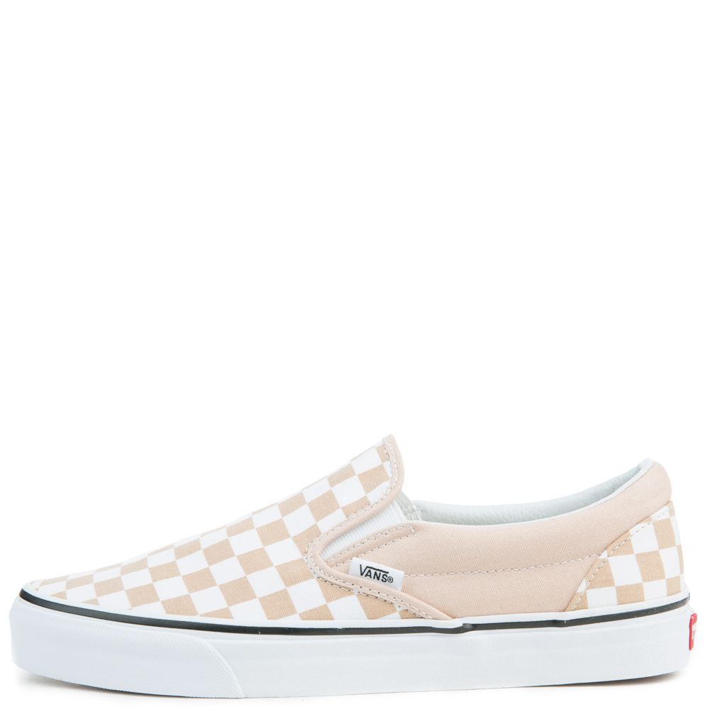 UNISEX VANS CLASSIC SLIP-ON CHECKERBOARD FRAPPE/TRUE WHITE