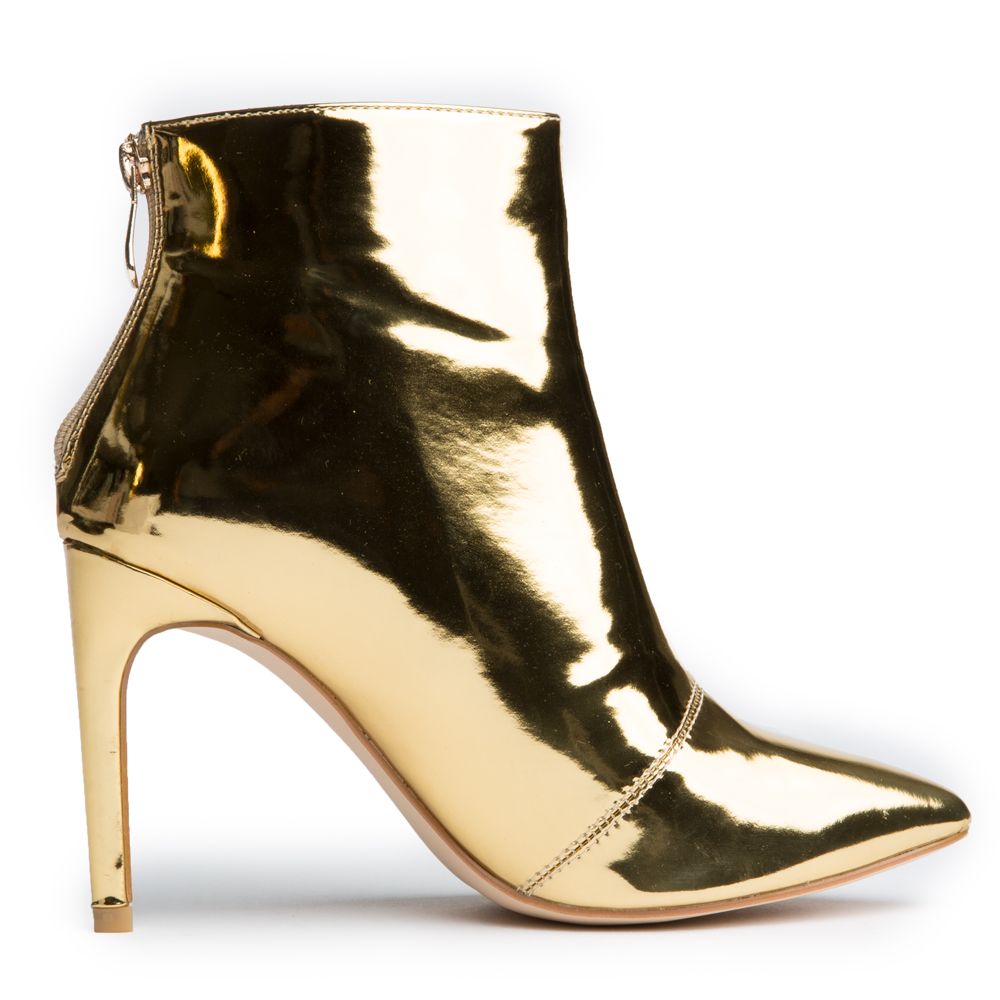 gold bootie