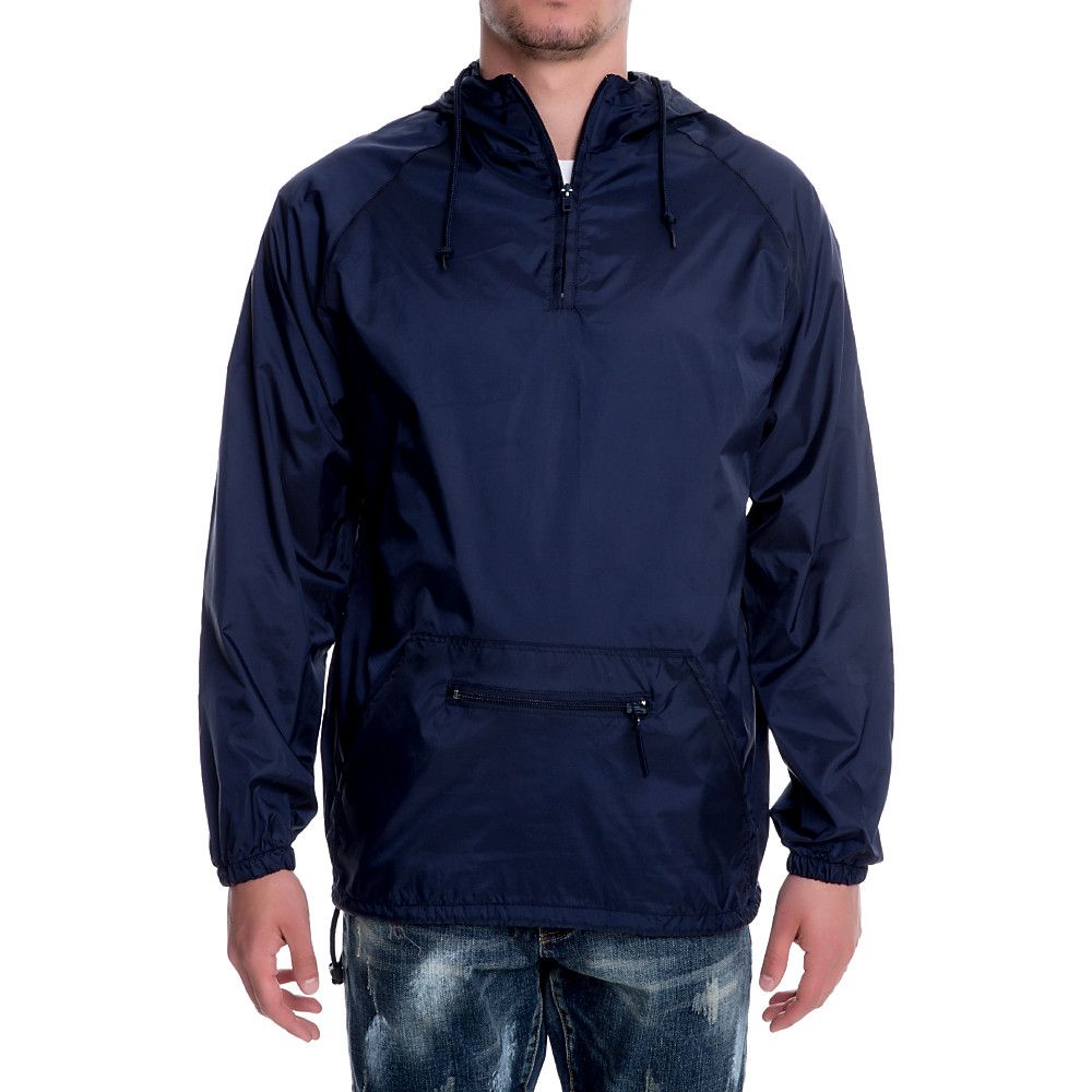 Men's Nylon Anorak Jacket Navy