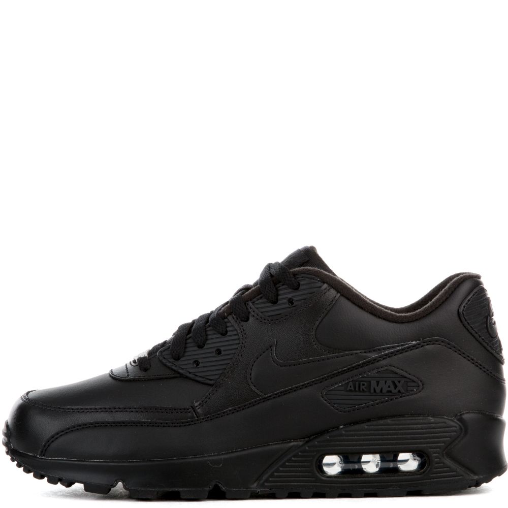 nike air max 90 leather black and white