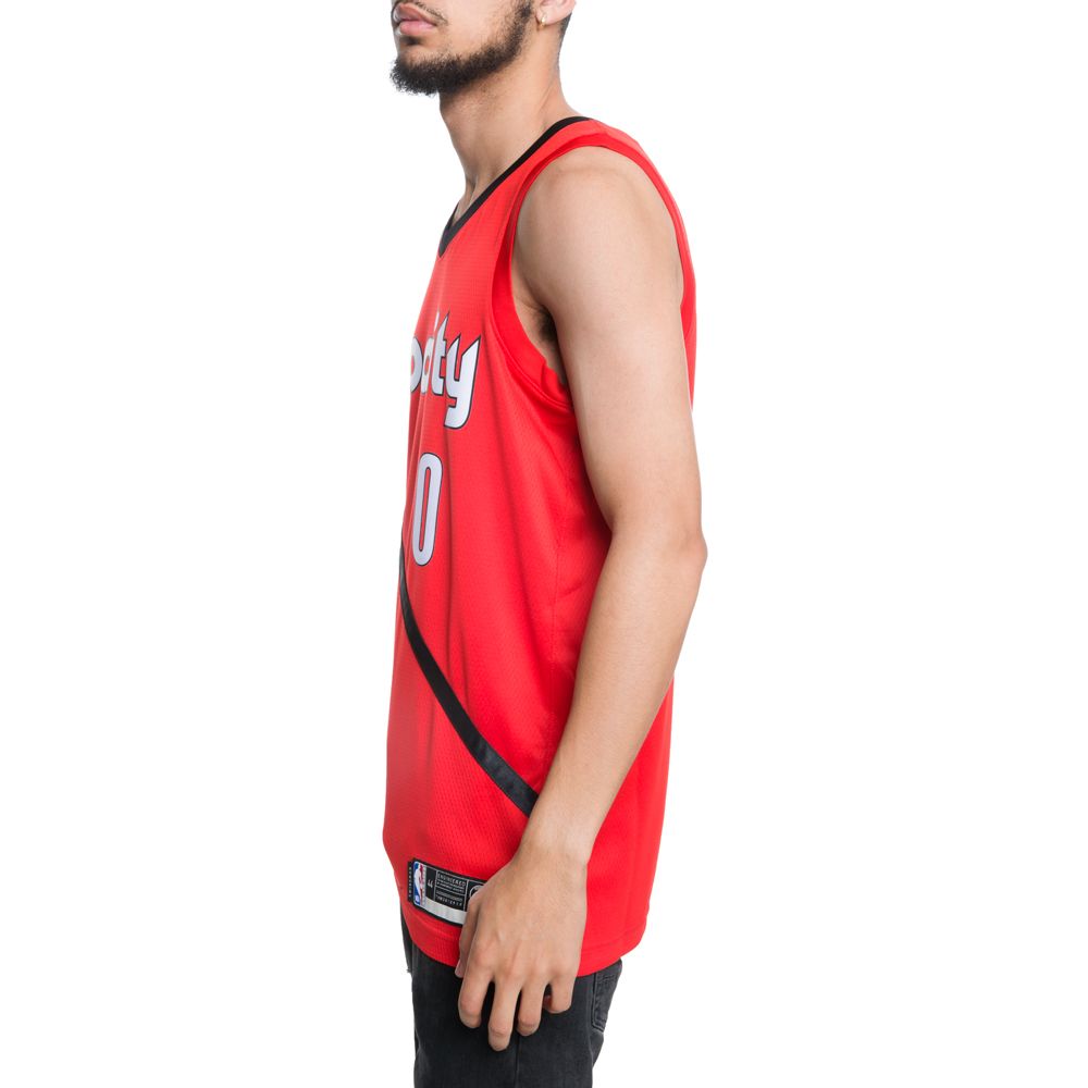 damian lillard jersey red