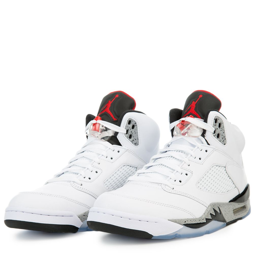 jordan 5 red white