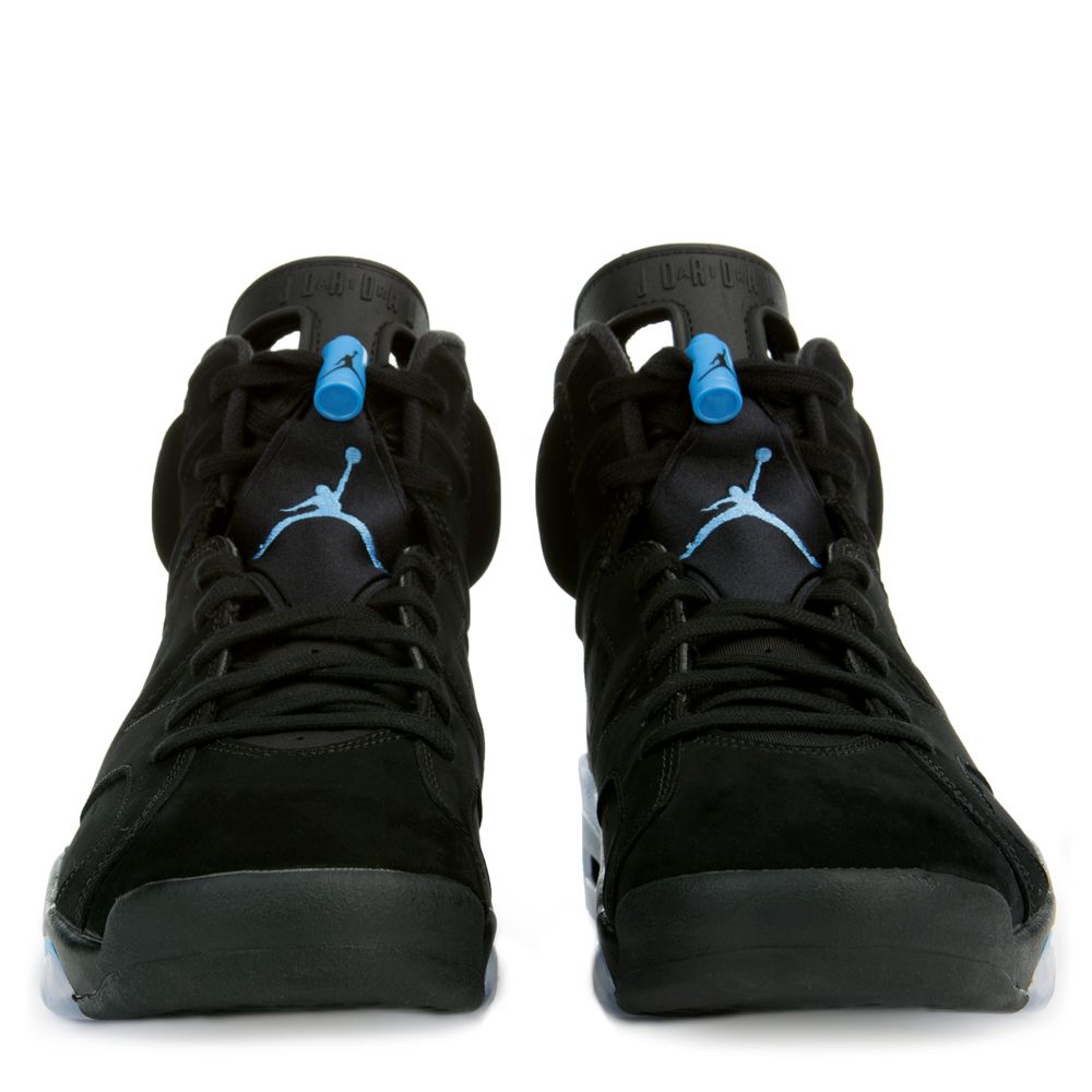 air jordan 6 retro black university blue