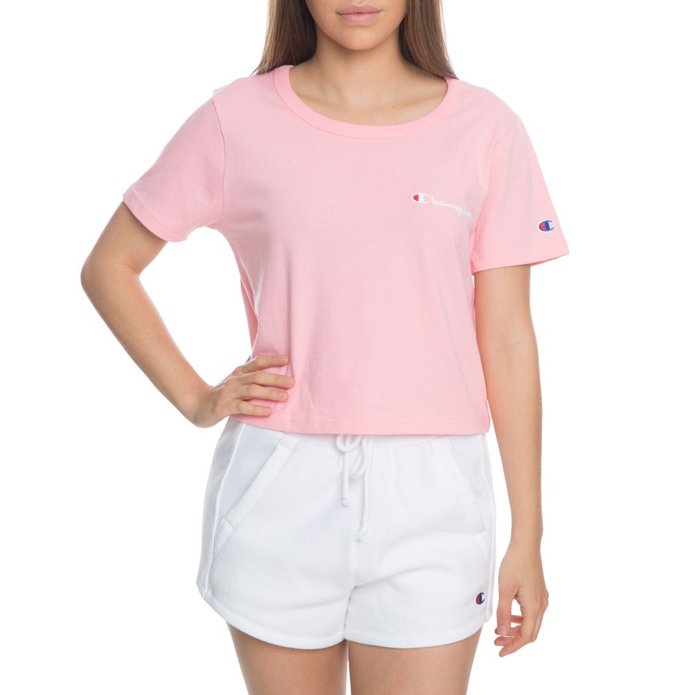 womens pink champion t shirt