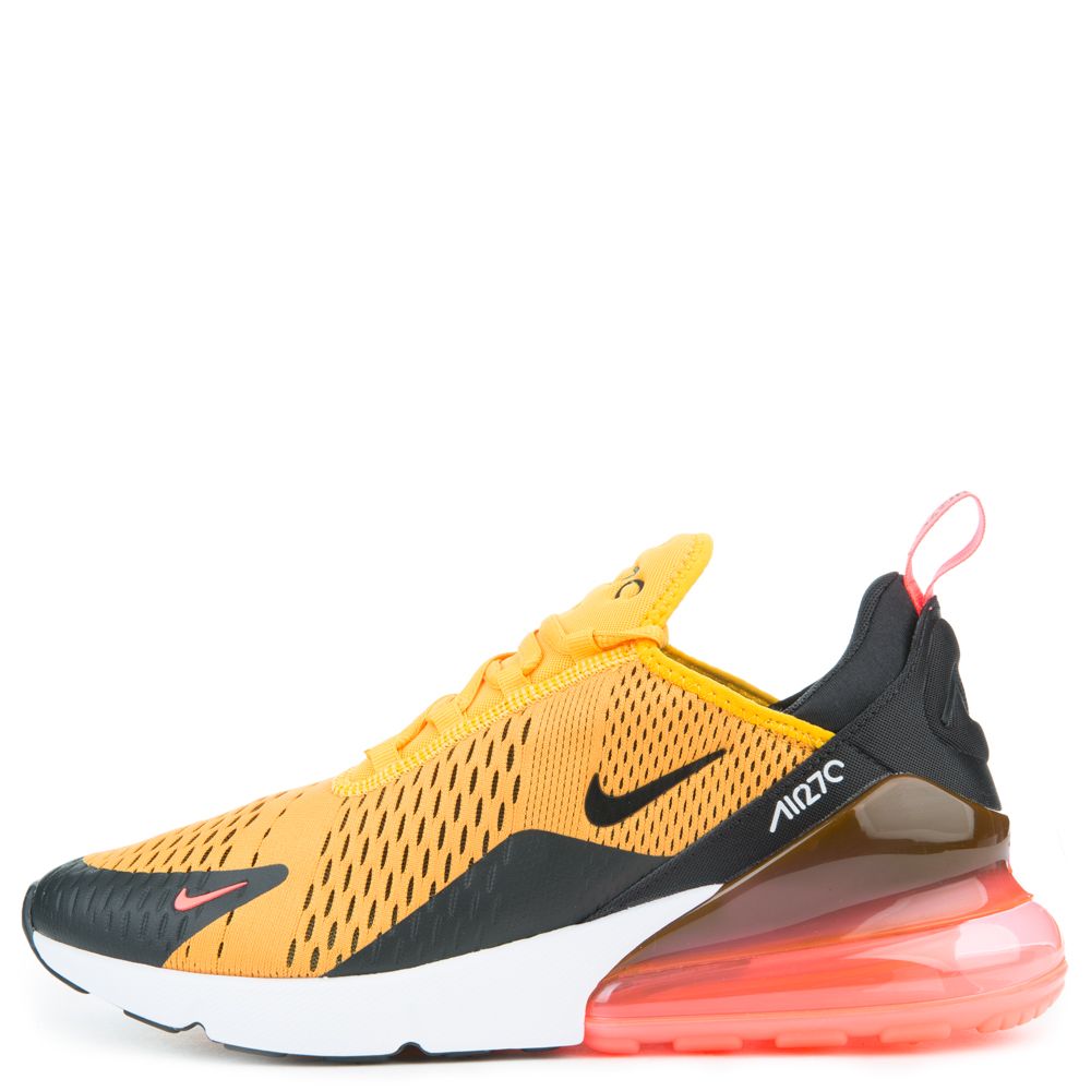 Air Max 270 BLACK/UNIVERSITY GOLD-HOT PUNCH/WHITE/