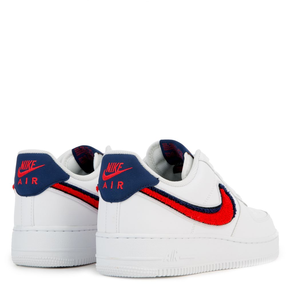 nike air force 1 07 lv8 white red