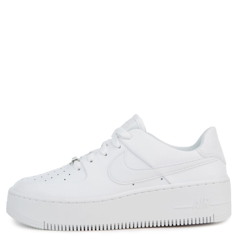 NIKE AIR FORCE 1 SAGE LOW WHITE/WHITE-WHITE