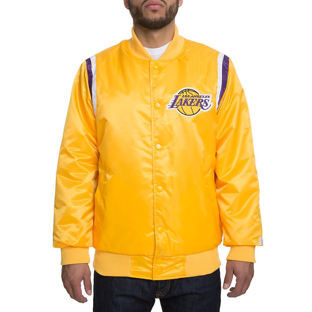 Men's Los Angeles Lakers Jacket Yellow