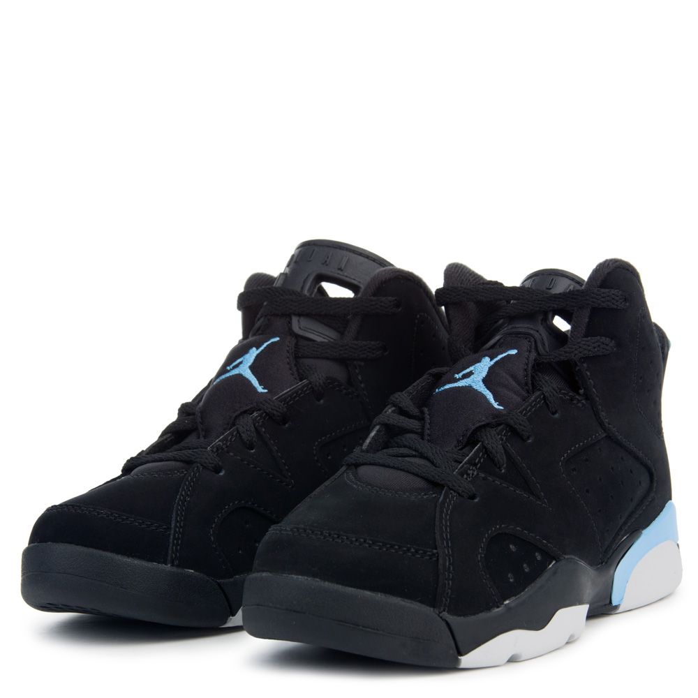 air jordan 6 retro black university blue