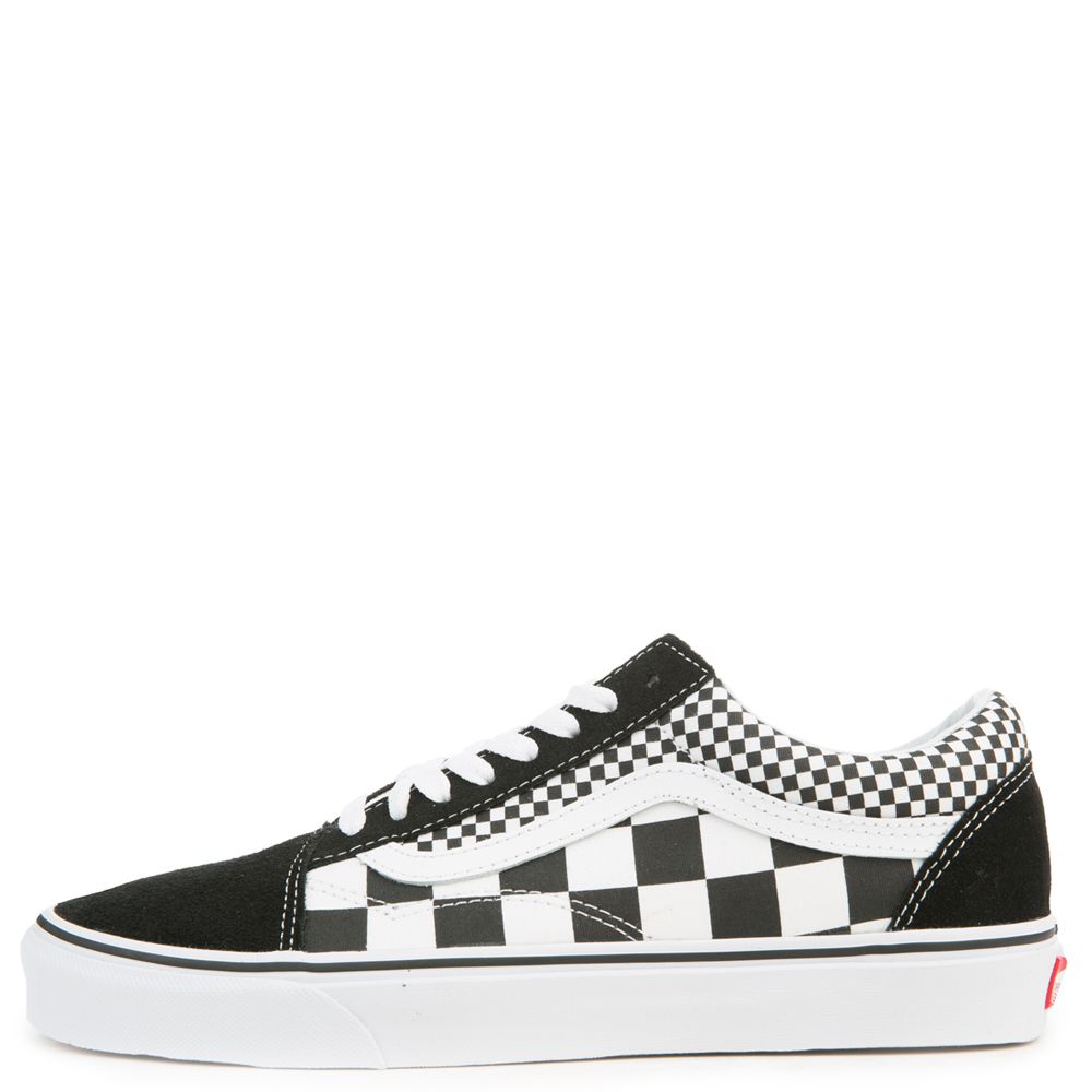 vans slip on checkerboard mix