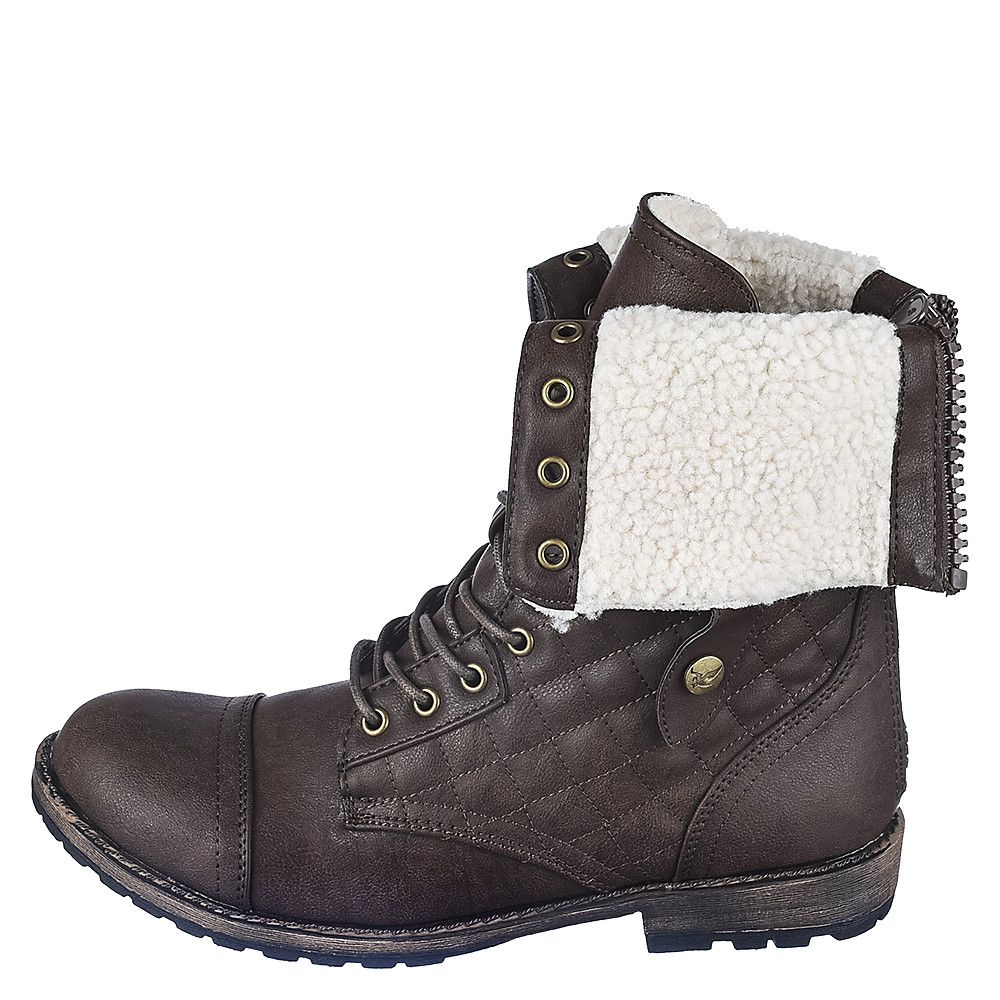 fold over fur boots