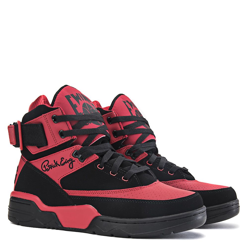 Patrick Ewing 33 Hi Men's Black Athletic Lifestyle Sneaker | Shiekh Shoes