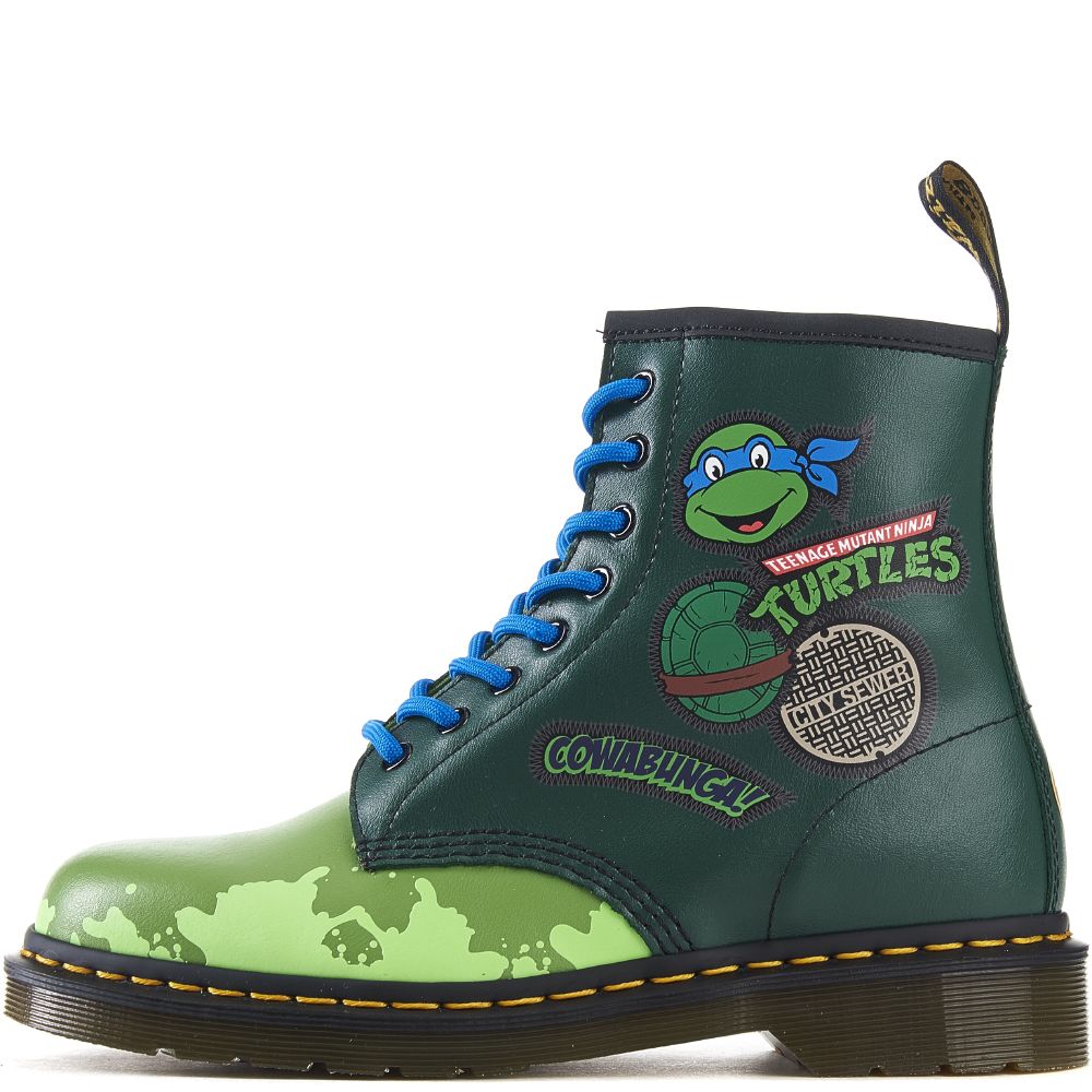 Dr. Martens Unisex Ninja Turtle Leonardo (Leo) 8 Eye
