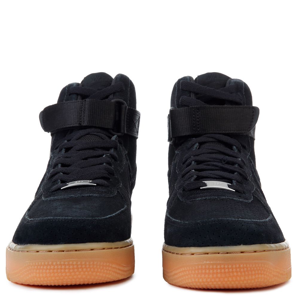 air force 1 high top black gum bottom