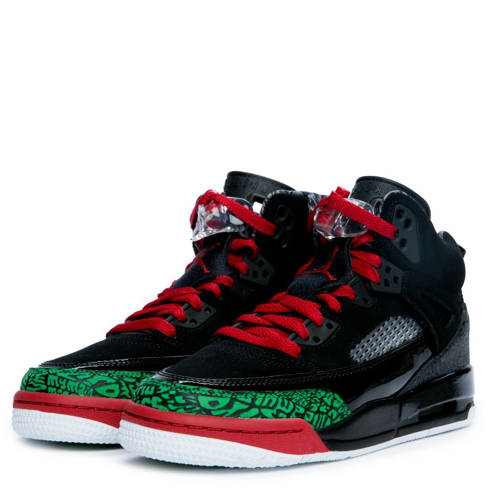 jordan 5 black red and green