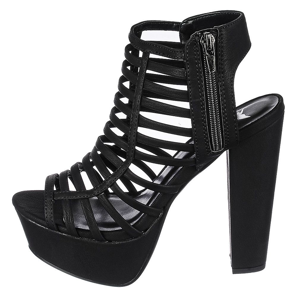 Women's Melrose-S High Heel Platform Sandal Black