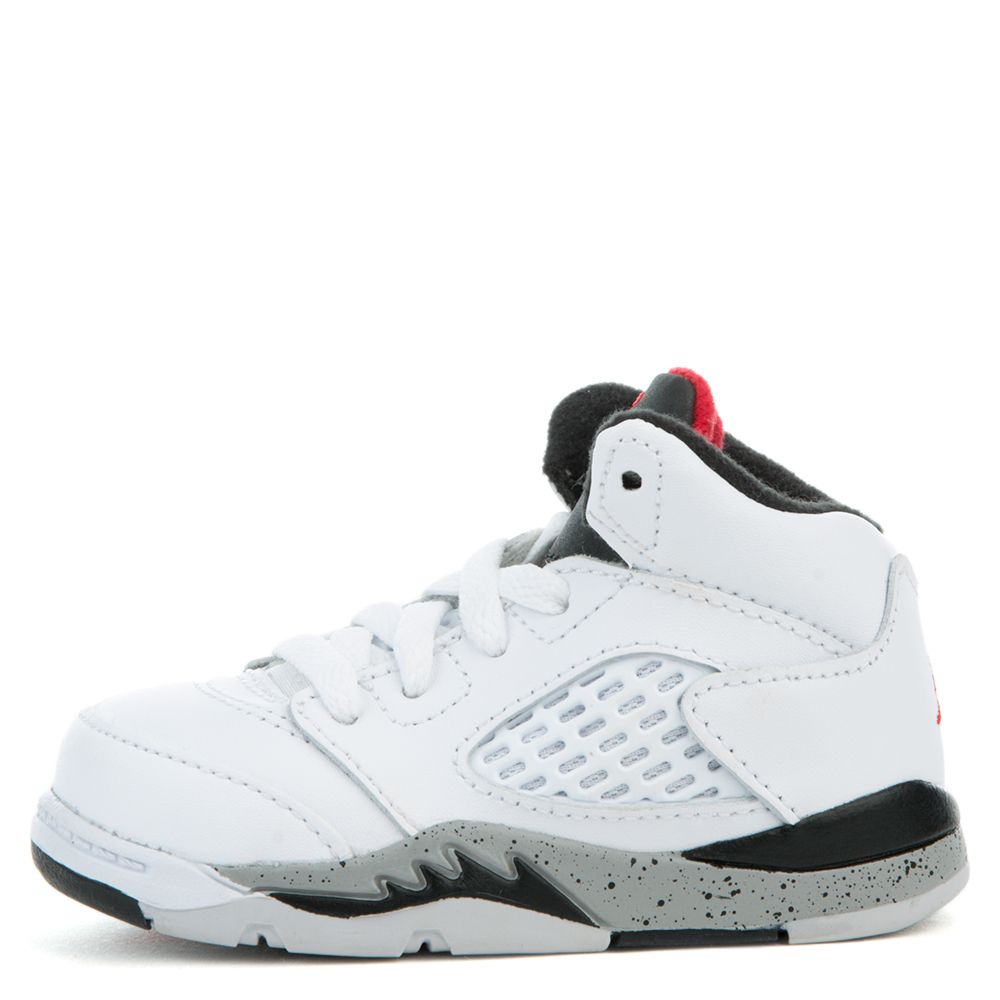 jordan 5 white red black