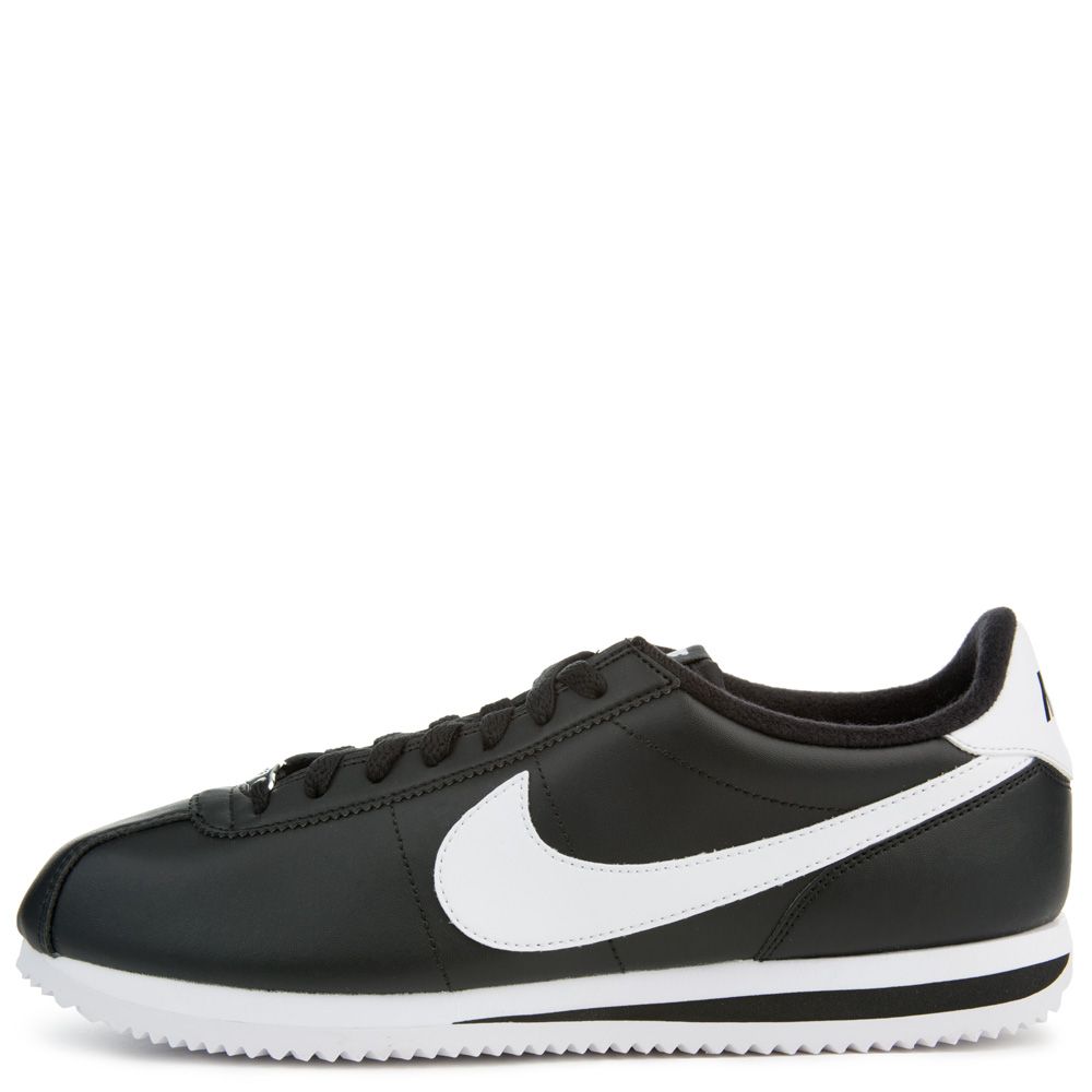 black and white cortez nike