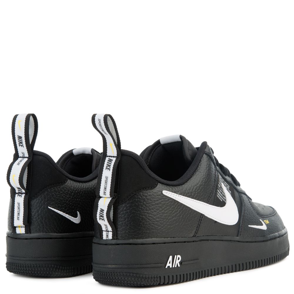 Air Force 1 07 Lv8 Utility Black White Black Tour Yellow