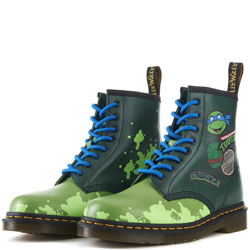 Dr. Martens Unisex Ninja Turtle Leonardo (Leo) 8 Eye
