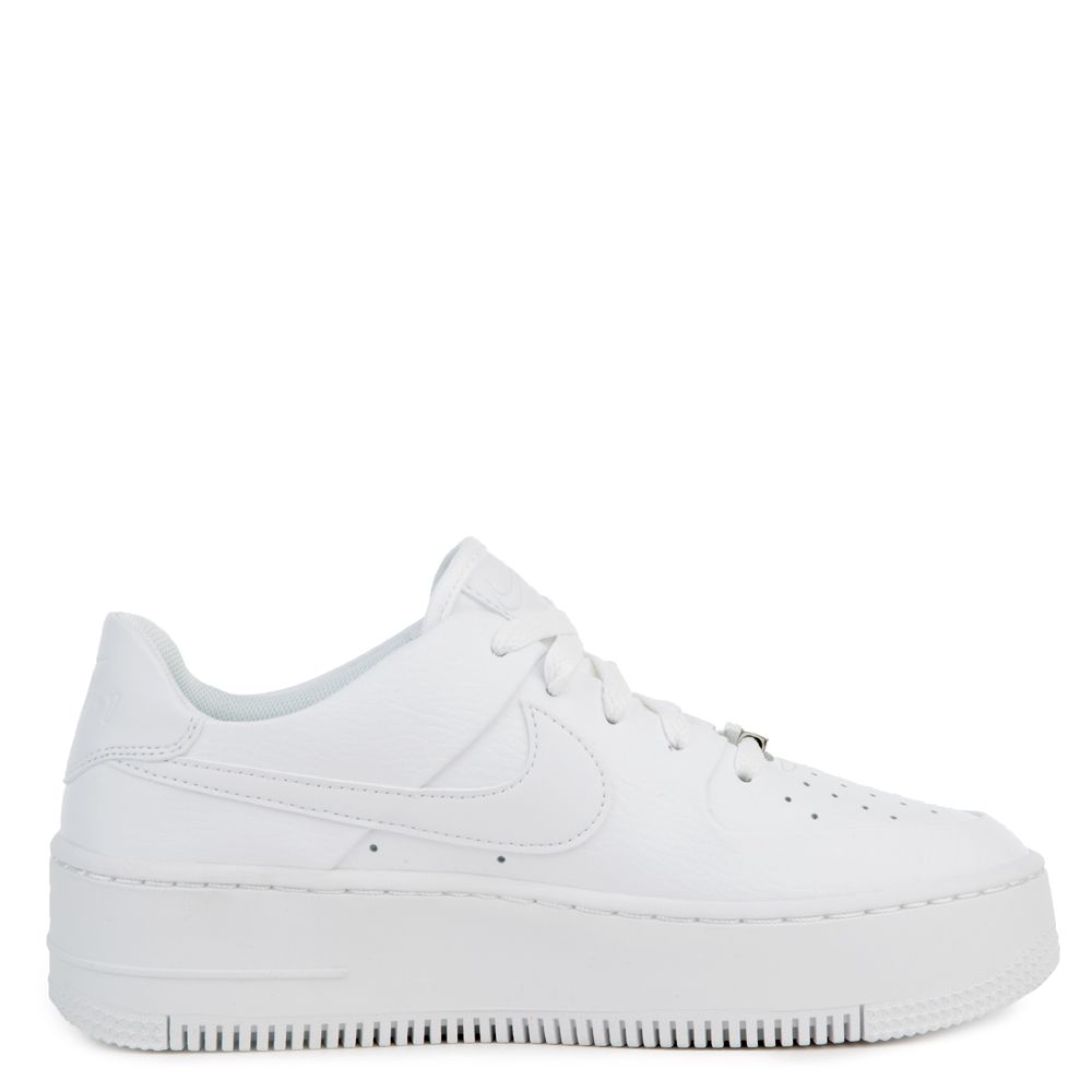 nike white air force 1 sage trainers