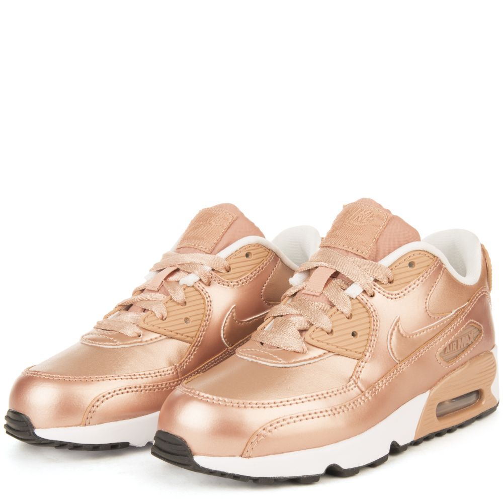 AIR MAX 90 SE LTR (PS) Rose Gold/White/Black