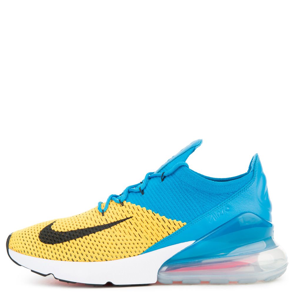AIR MAX 270 FLYKNIT LASER ORANGE/BLACK/BLUE ORBIT