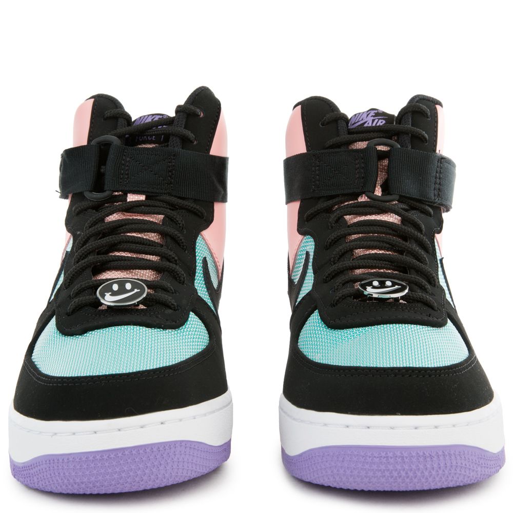 AIR FORCE 1 HIGH '07 LV8 HYPER JADE/BLACK-BLEACHED CORAL AIR FORCE 1 HIGH '07 LV8 HYPER JADE/BLACK-BLEACHED CORAL