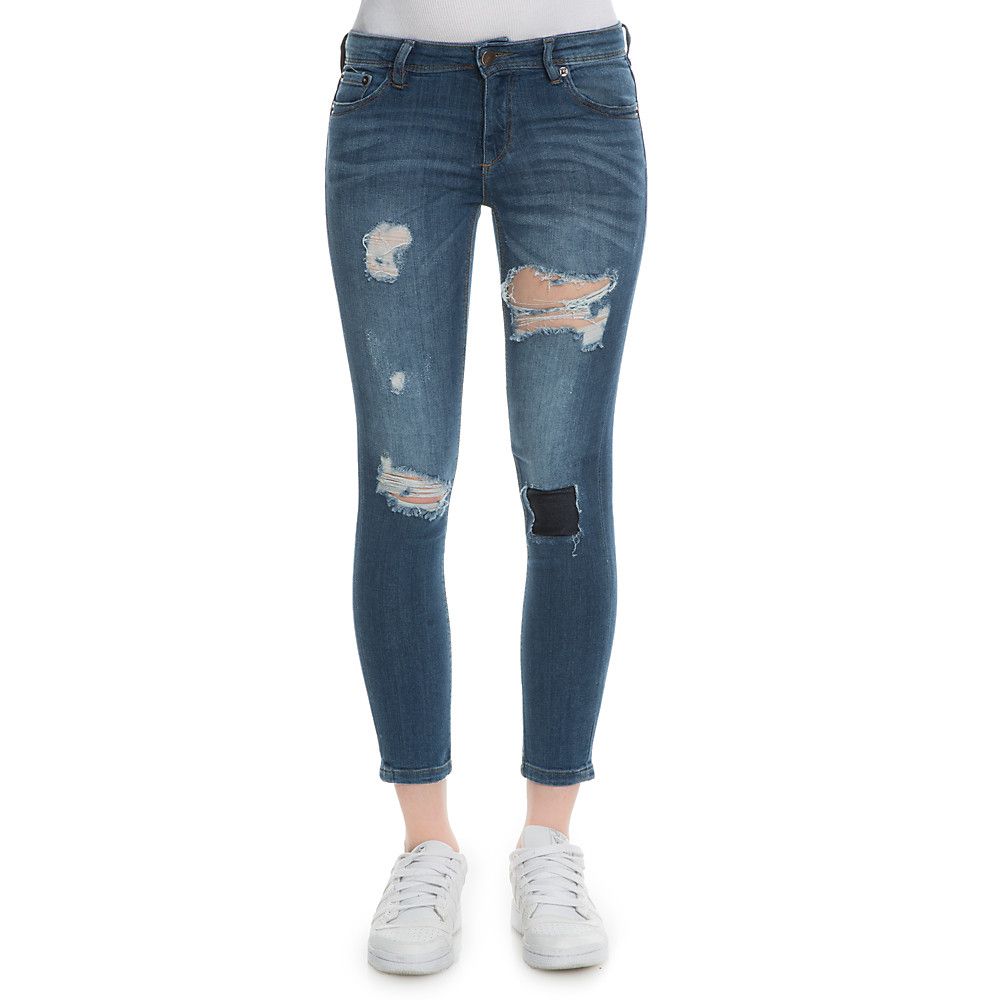 ENV1 Crop Dest Denim Jean 4609DES - Shiekh