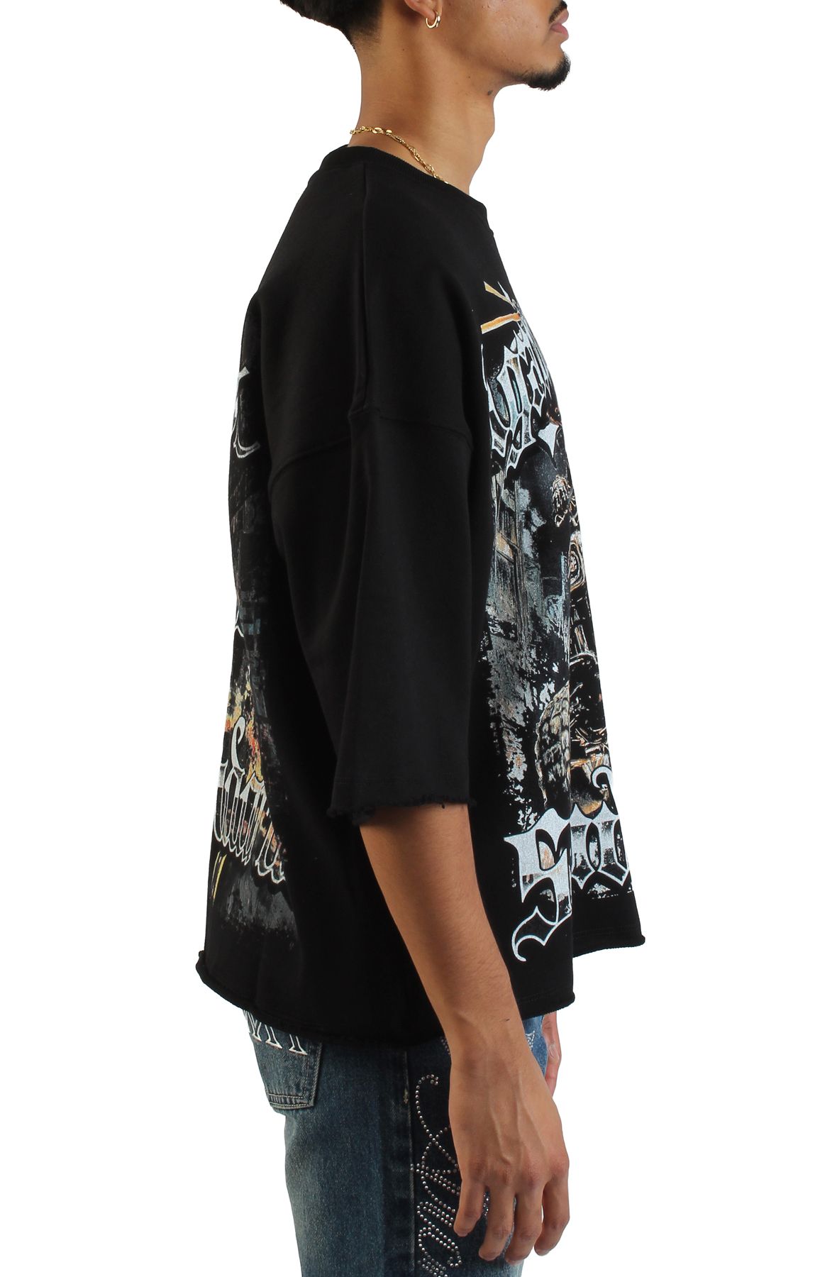 AKS Havoc Crop T-Shirt AKFEB25TS_05BLK - Shiekh