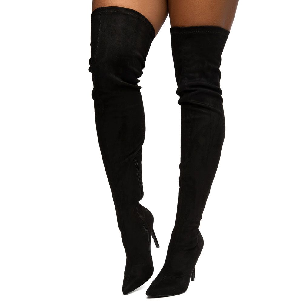 Gisele-7B Thigh High Boots