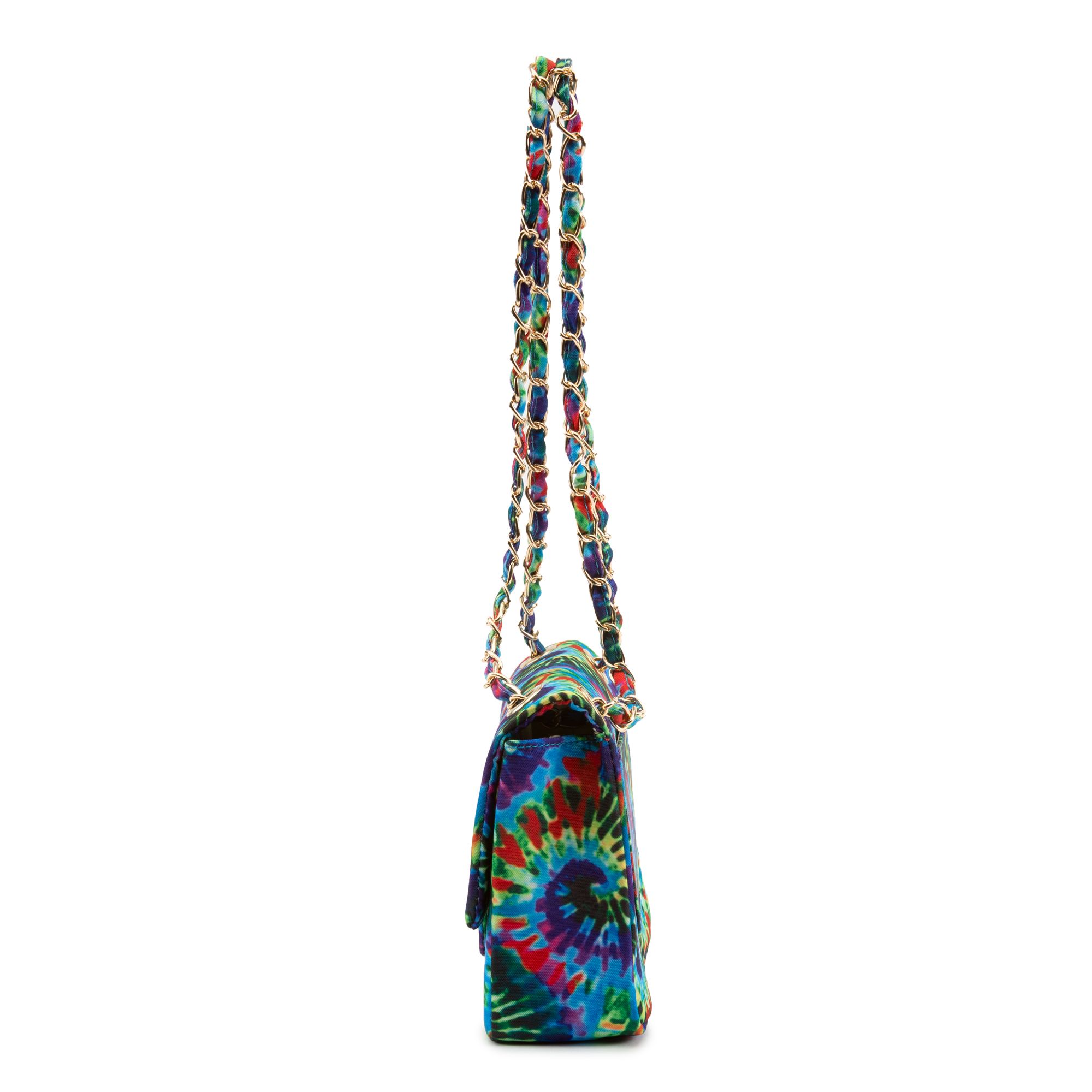 assorted brands leather shoulder bag tan tie dye bags