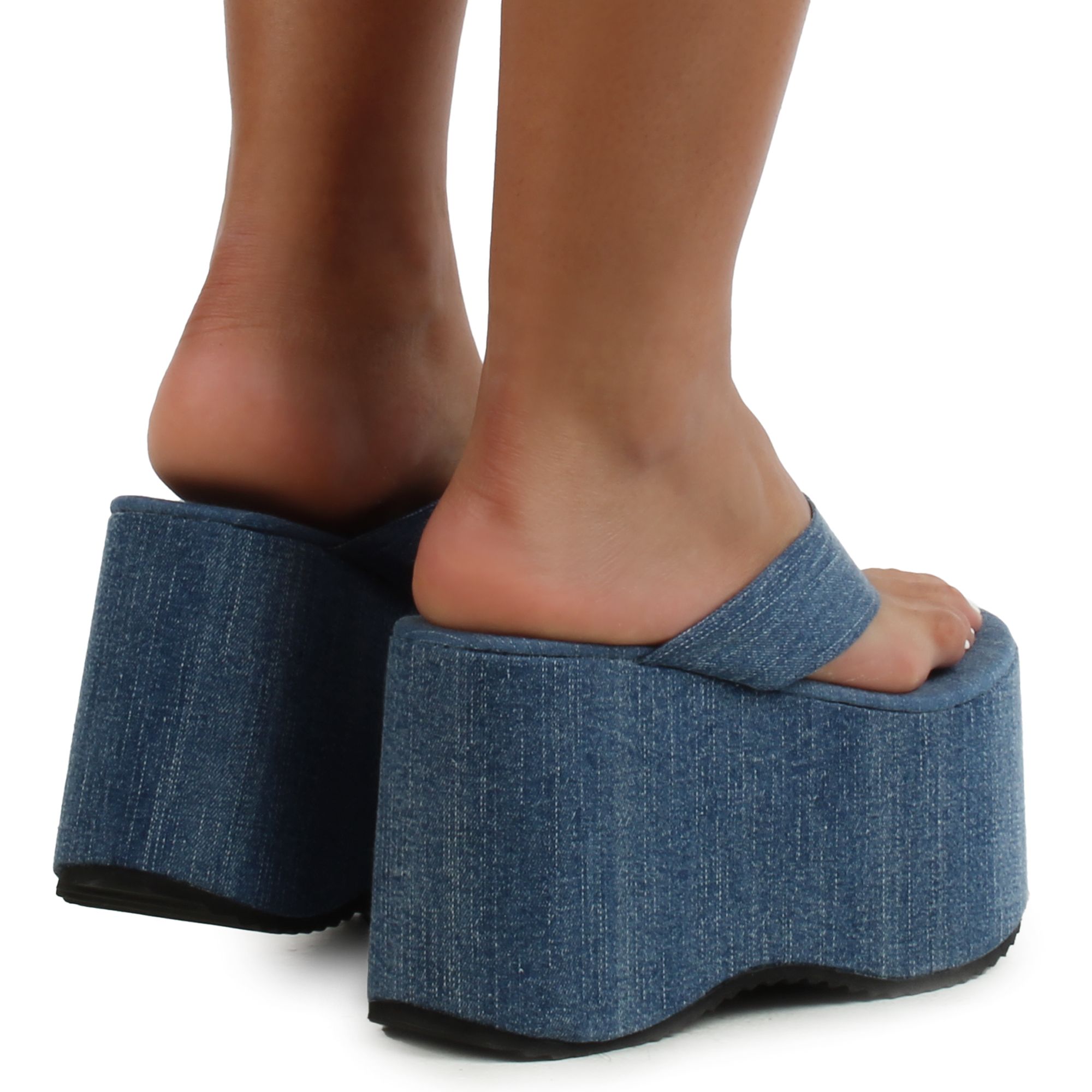 CC APPAREL AND DESIGN, INC. Wedge Platform Sandal BURNING