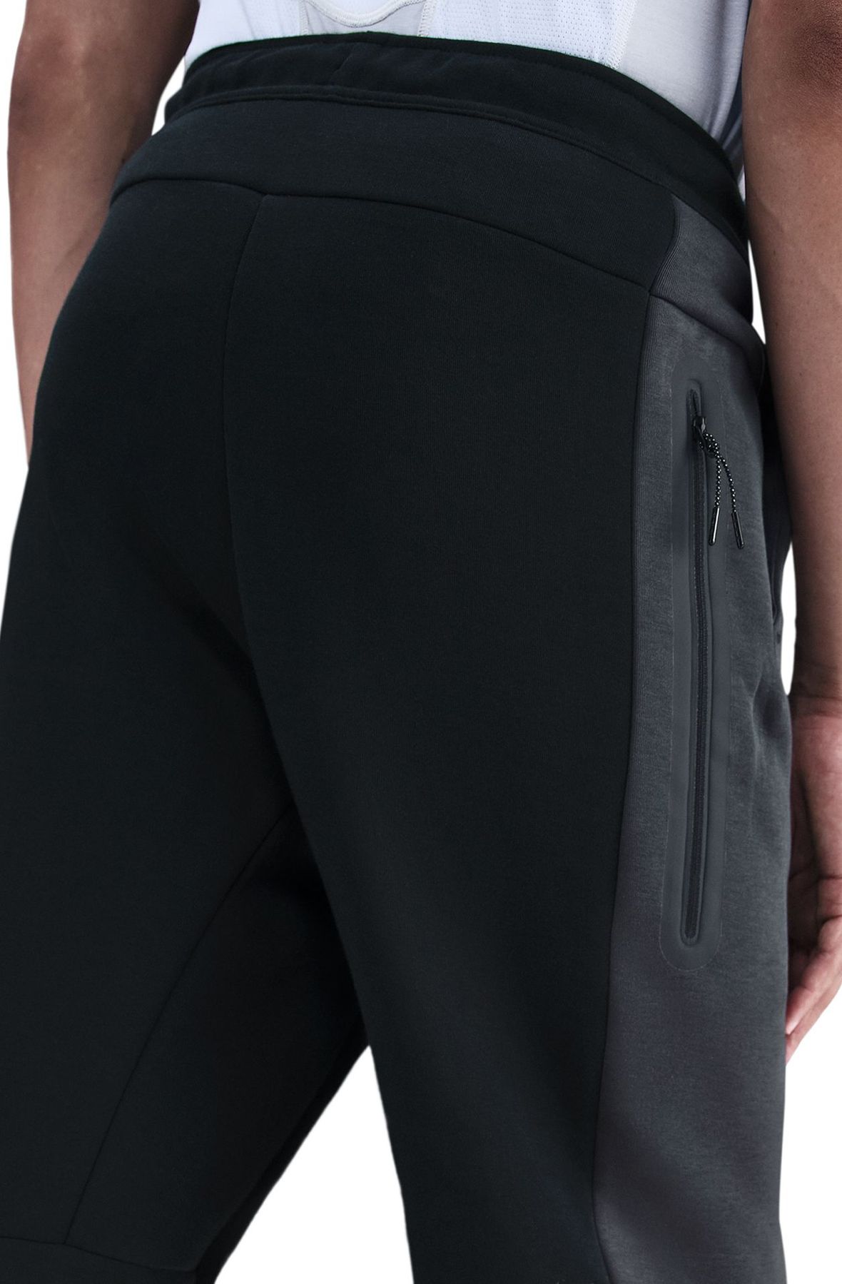 NIKE Tech Color-Block Open-Hem Fleece Pants IF1323 010 - Shiekh