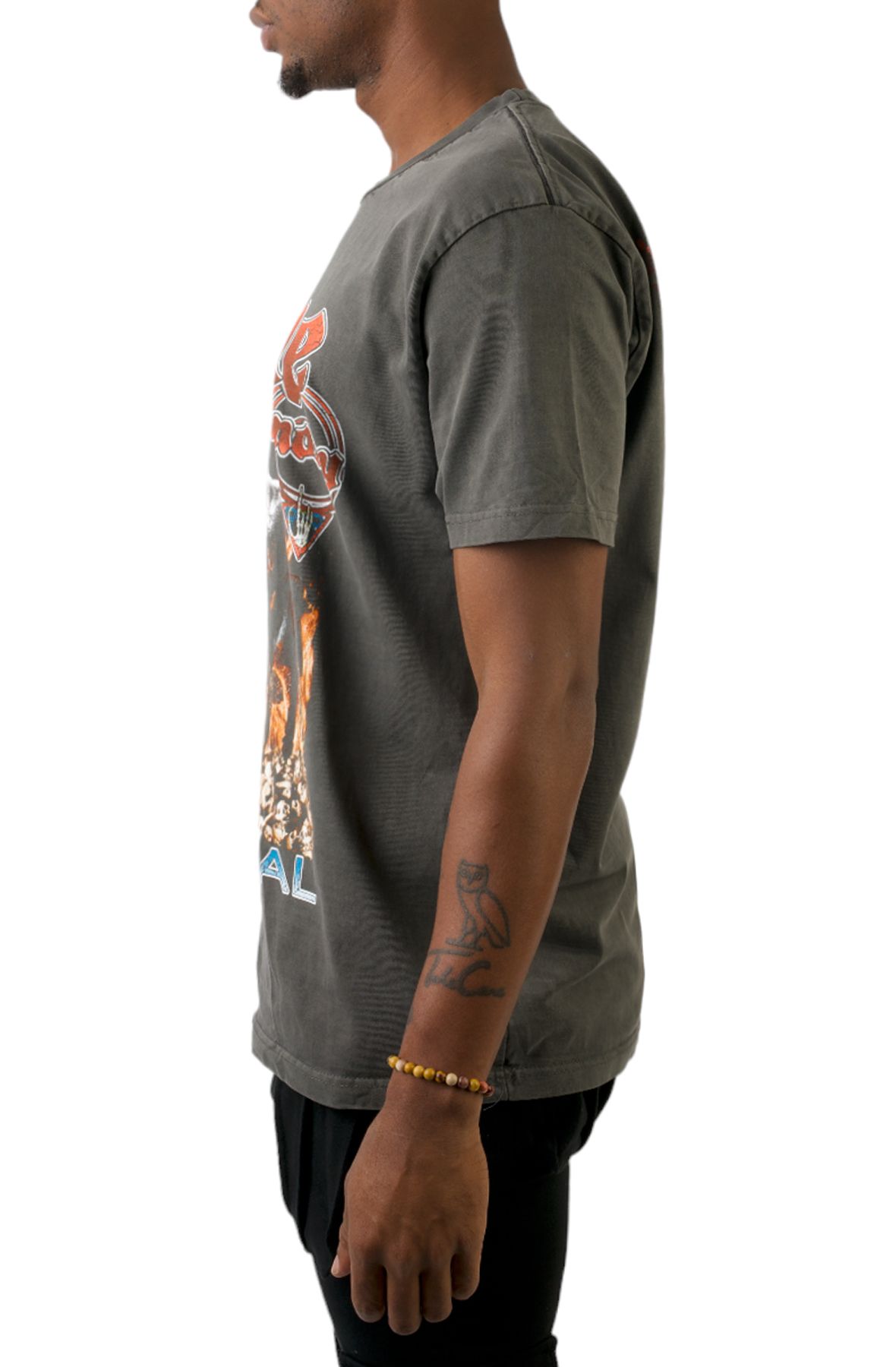 salsation Tshirt with split ダークブラウン CONTROL INDUSTRY Bone Thugs N Harmony T-Shirt SHKBTNH