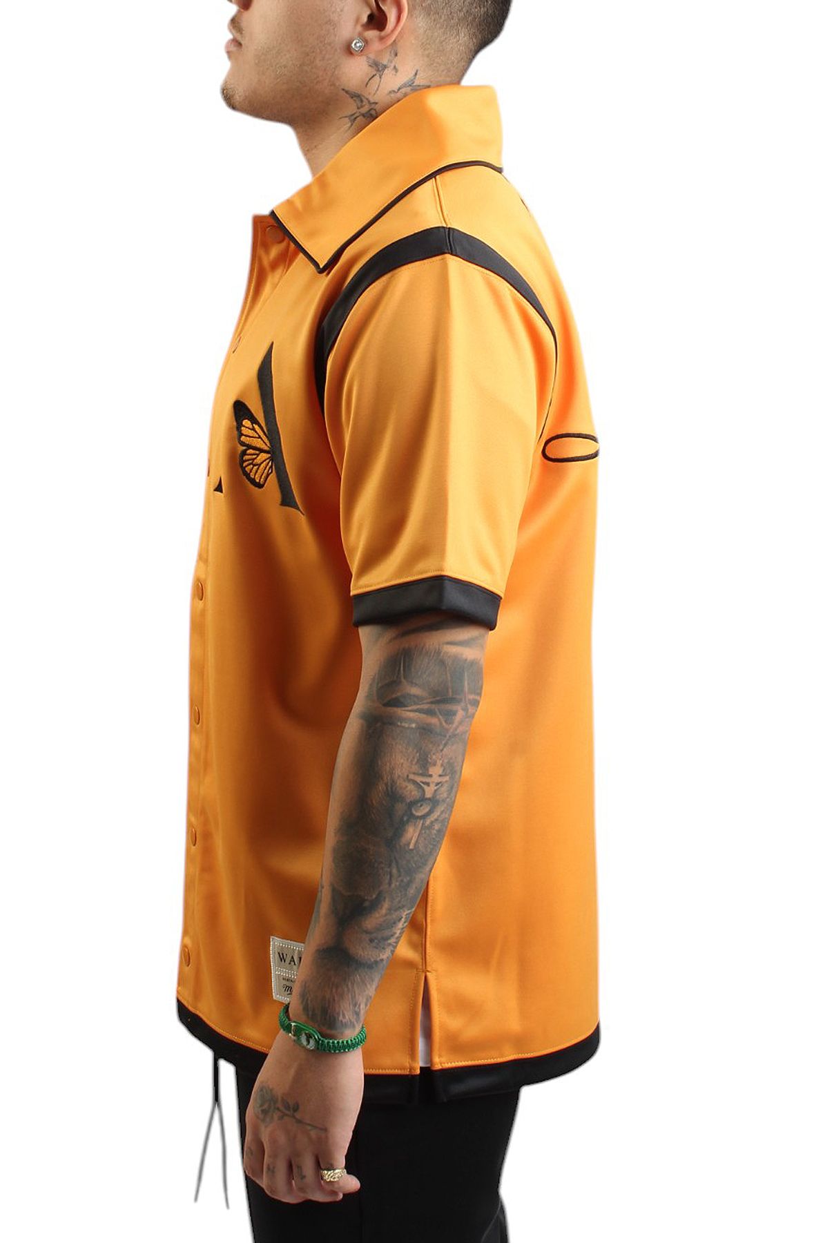 MITCHELL AND NESS Mitchell Ness x Waraire Black Full-Snap Shooting