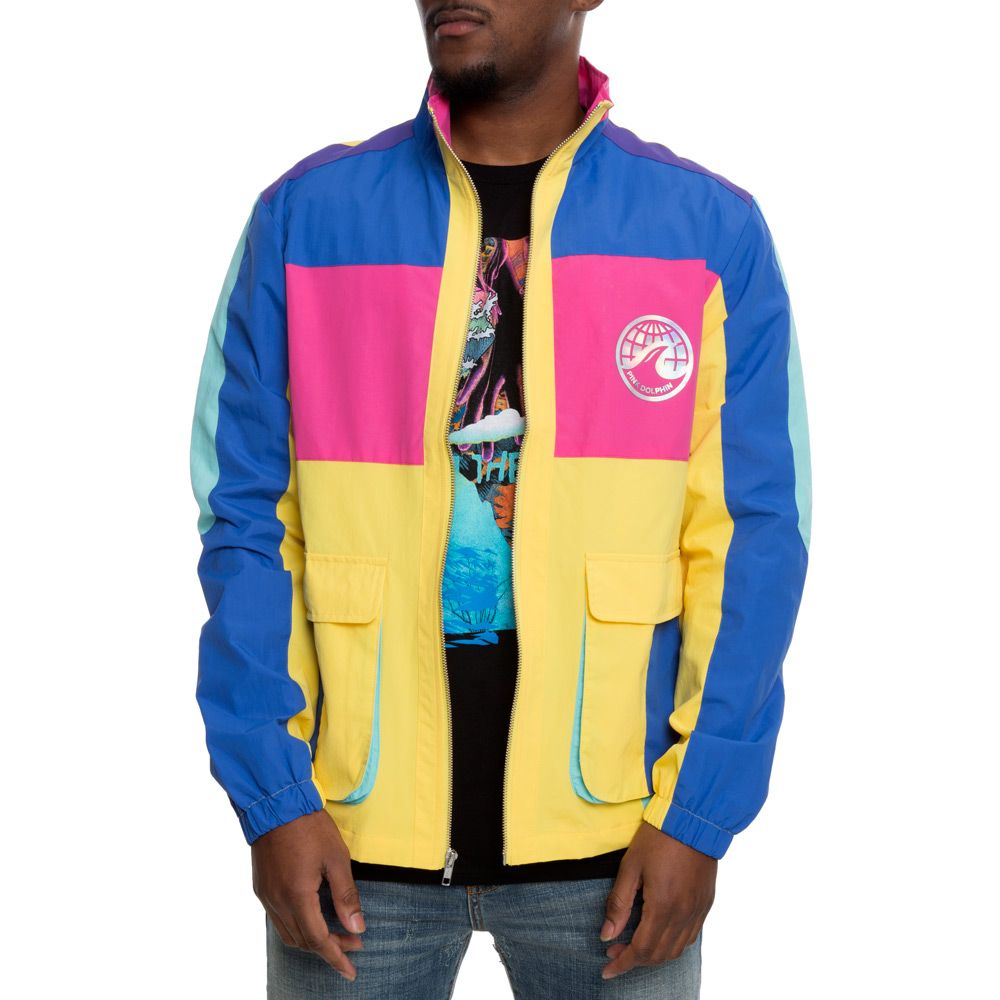 PINK DOLPHIN The Color Spectra Windbreaker in PS1966CWY-YEL - Shiekh