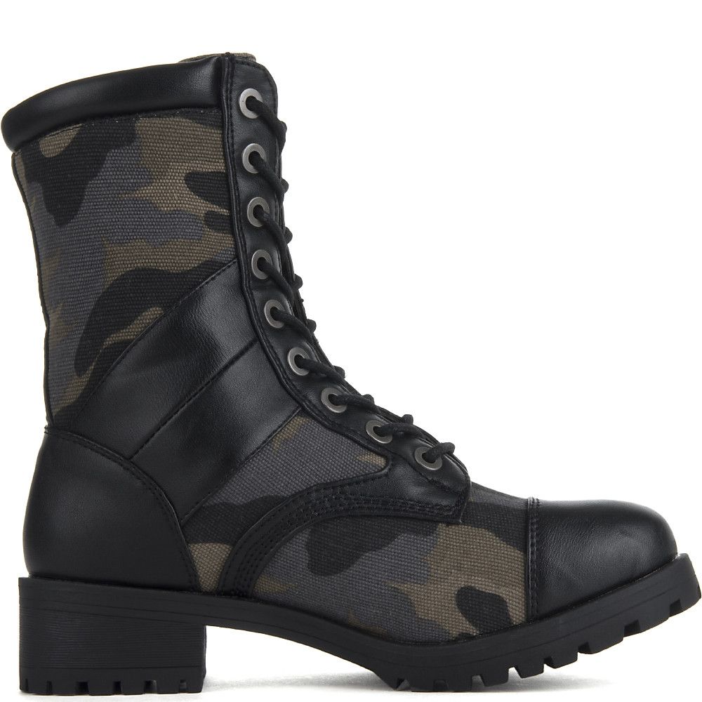 DOLLHOUSE Women's Guard Combat Boot JPM GUARD/BLKPU - Shiekh