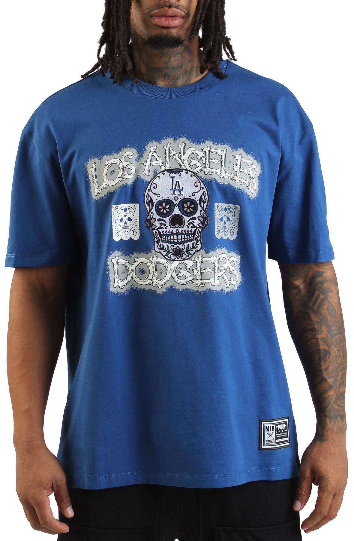 PRO STANDARD MLB Los Angeles Dodgers Bones T-Shirt LLD1316099-DBL