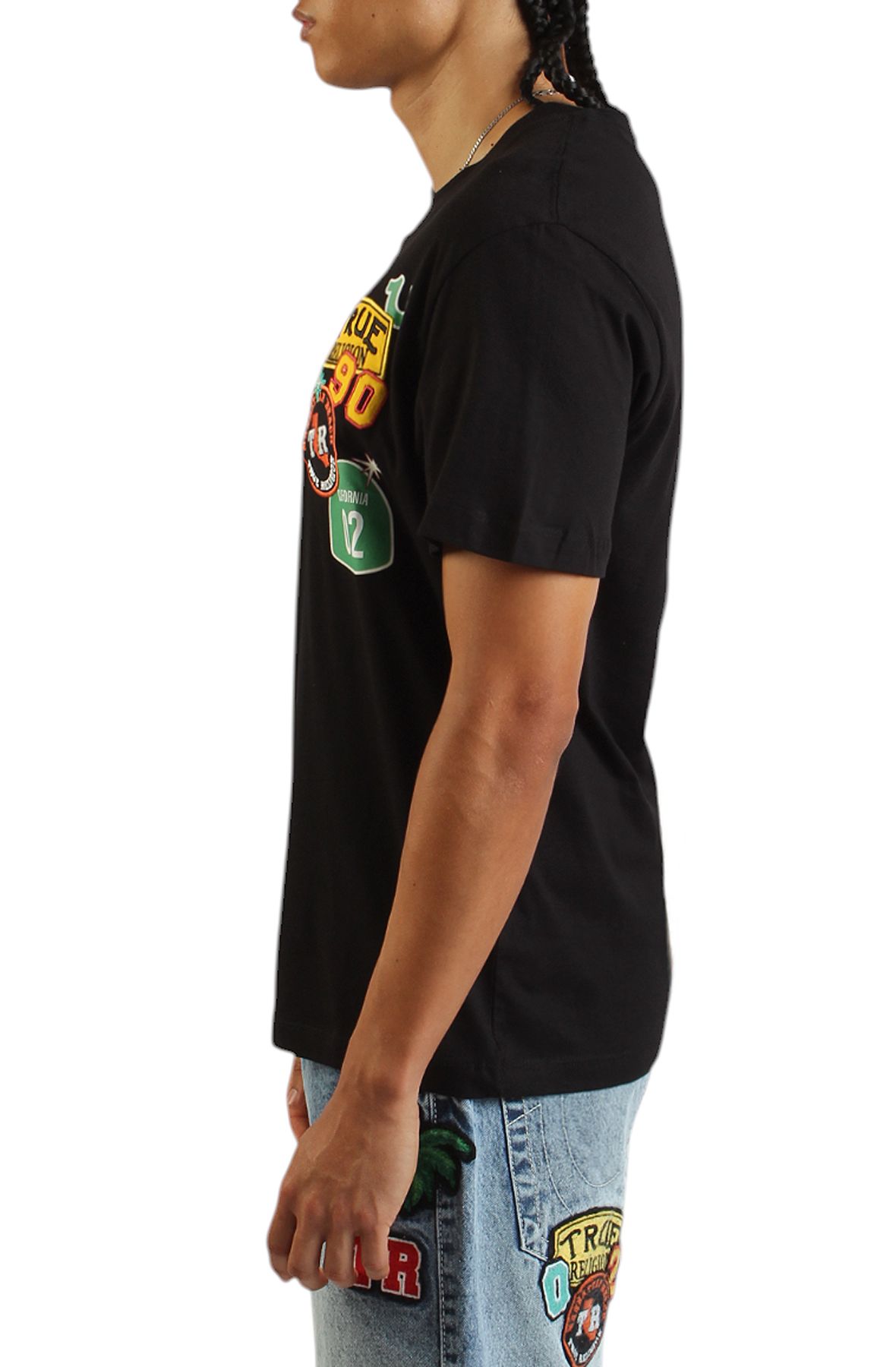 TRUE RELIGION★パッチ刺繍グラフィック Tシャツ PATCH EMBROIDERY GRAPHIC TEE | True Religion