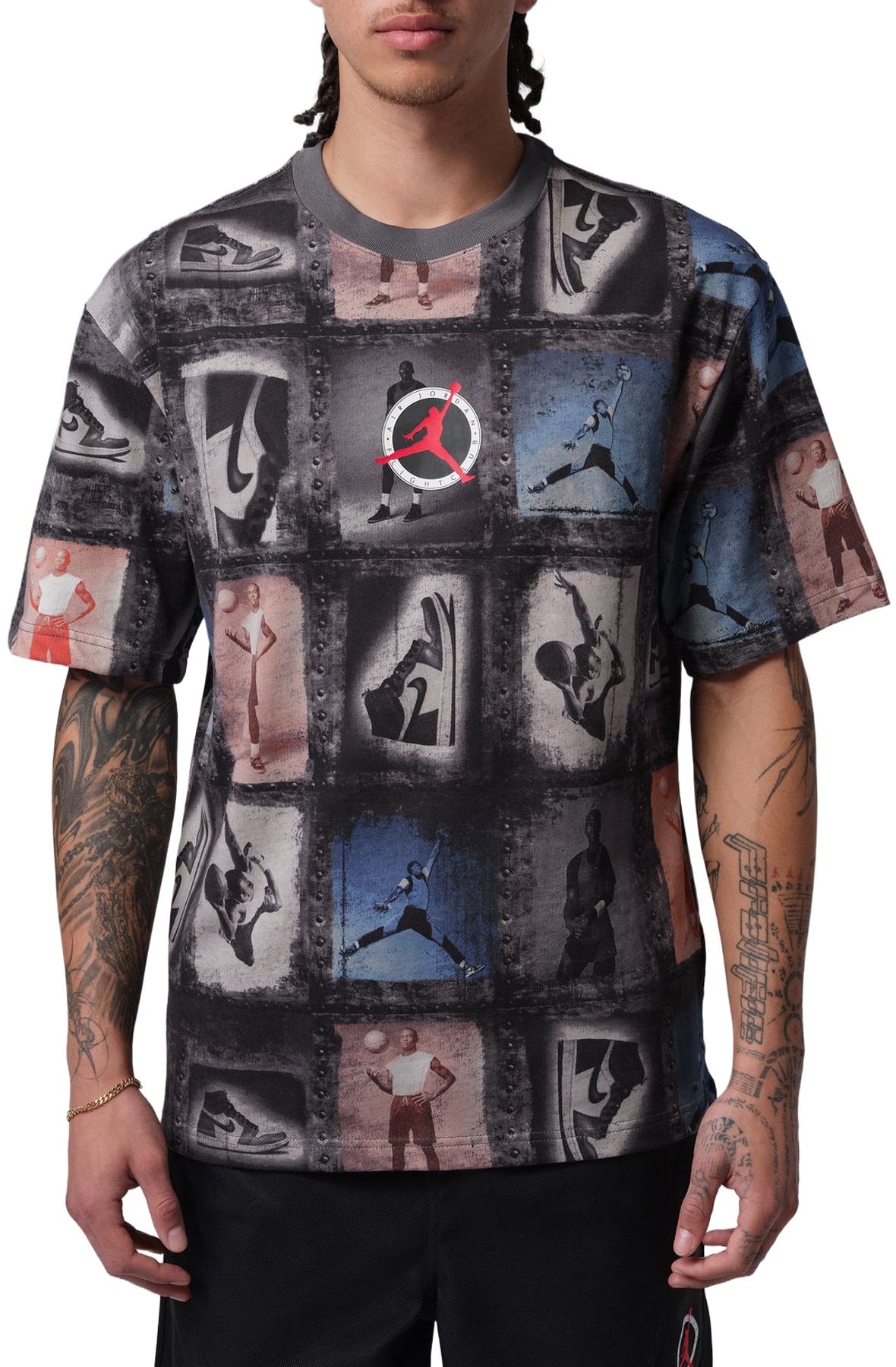 JORDAN Flight Club Printed T-Shirt IF3114 133 - Shiekh