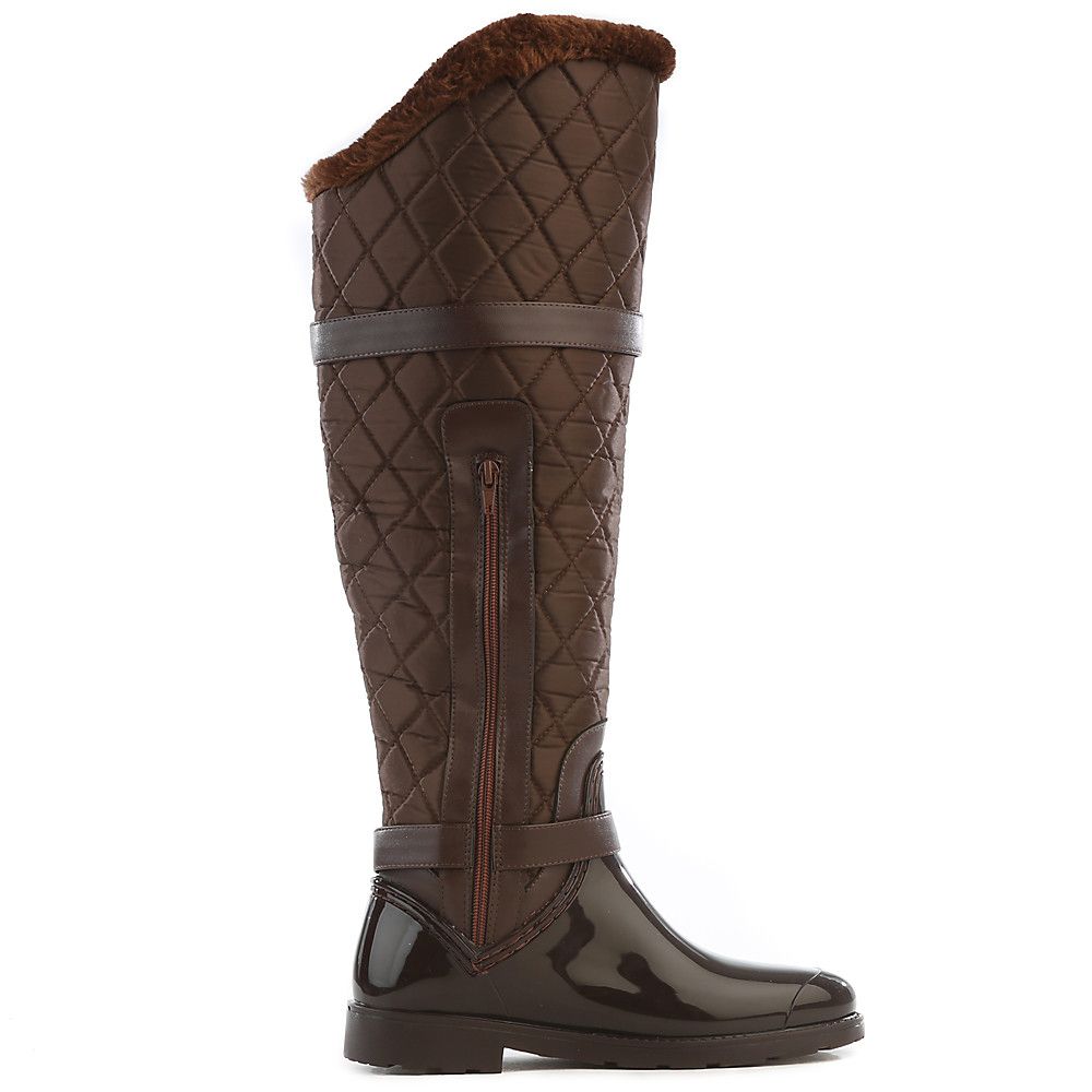 J P ORIGINAL Women's Stormy Fur Rain Boot JPM STORMY/BRNNYL Shiekh