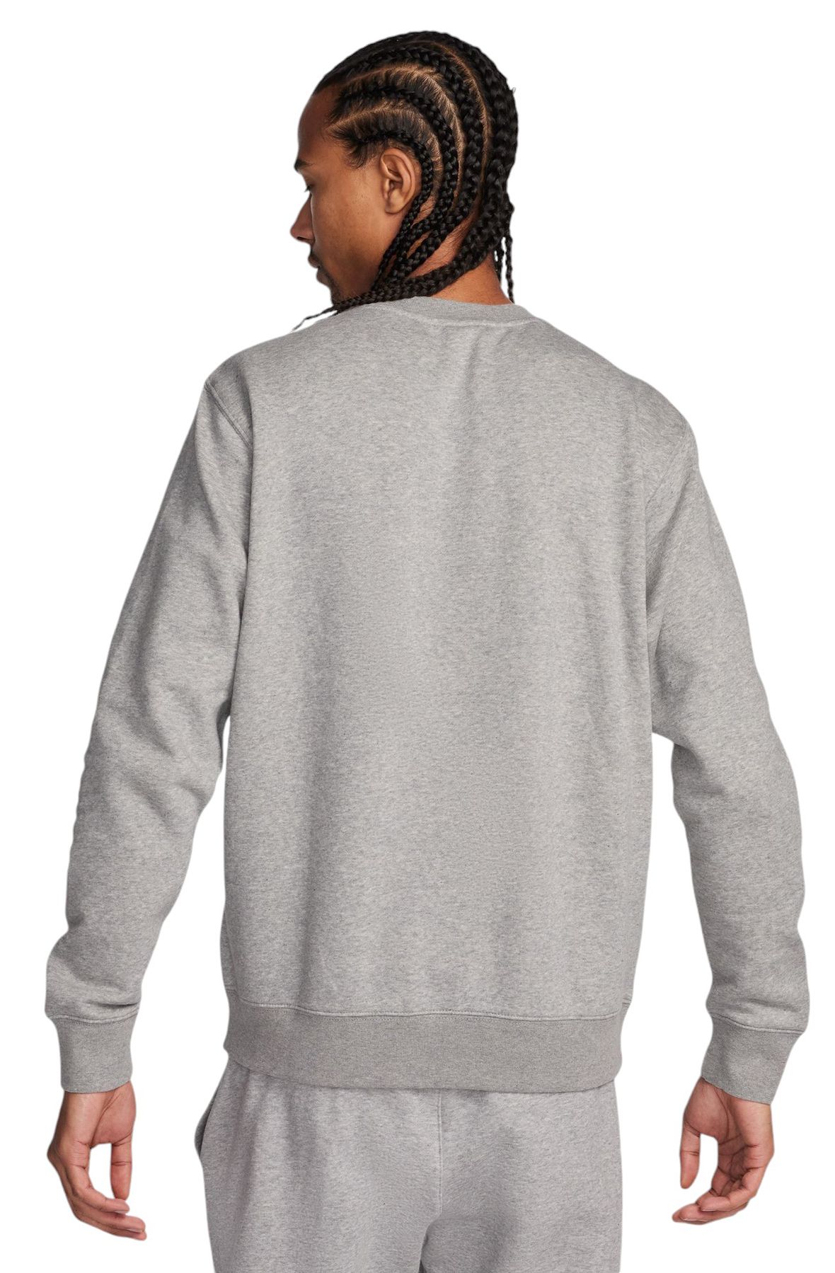 NIKE Club Fleece Long-Sleeve Crew-Neck Sweatshirt FN2610 063 - Shiekh