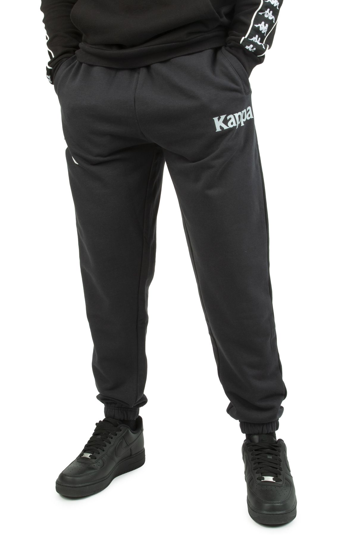 Black Kappa Interlock Jogging Pants – Maison-B-More Global Store