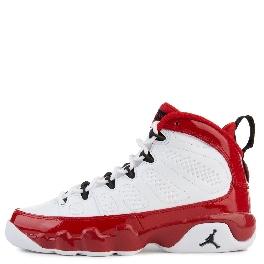 white black gym red jordan 9