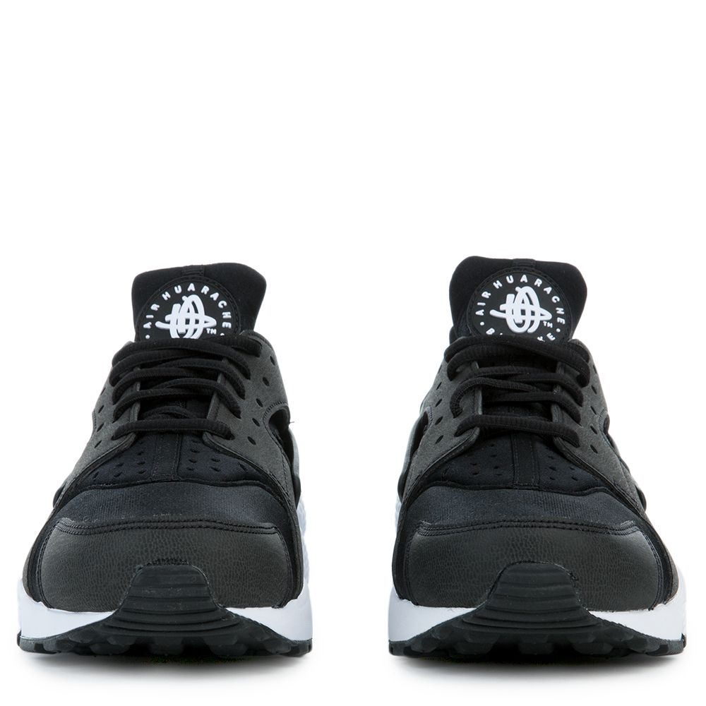 huarache run black white