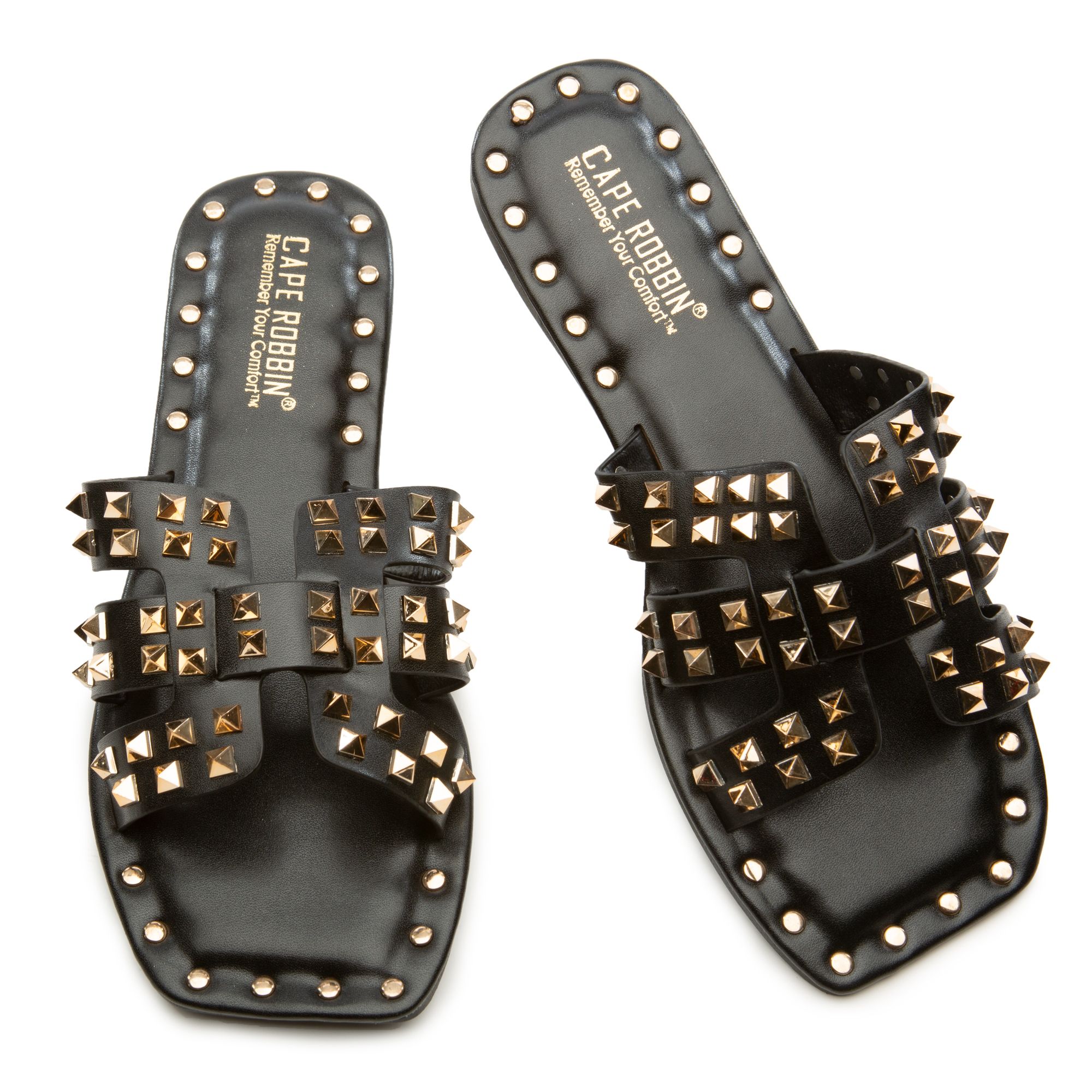 Cape robbin best sale studded slides