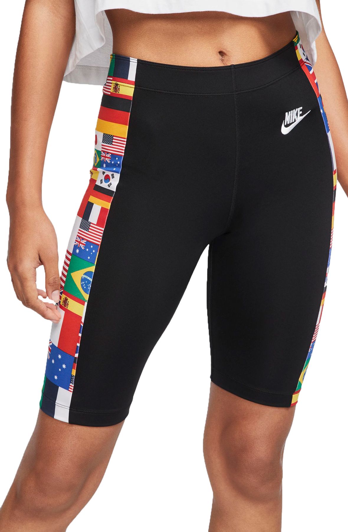 nike flag biker shorts