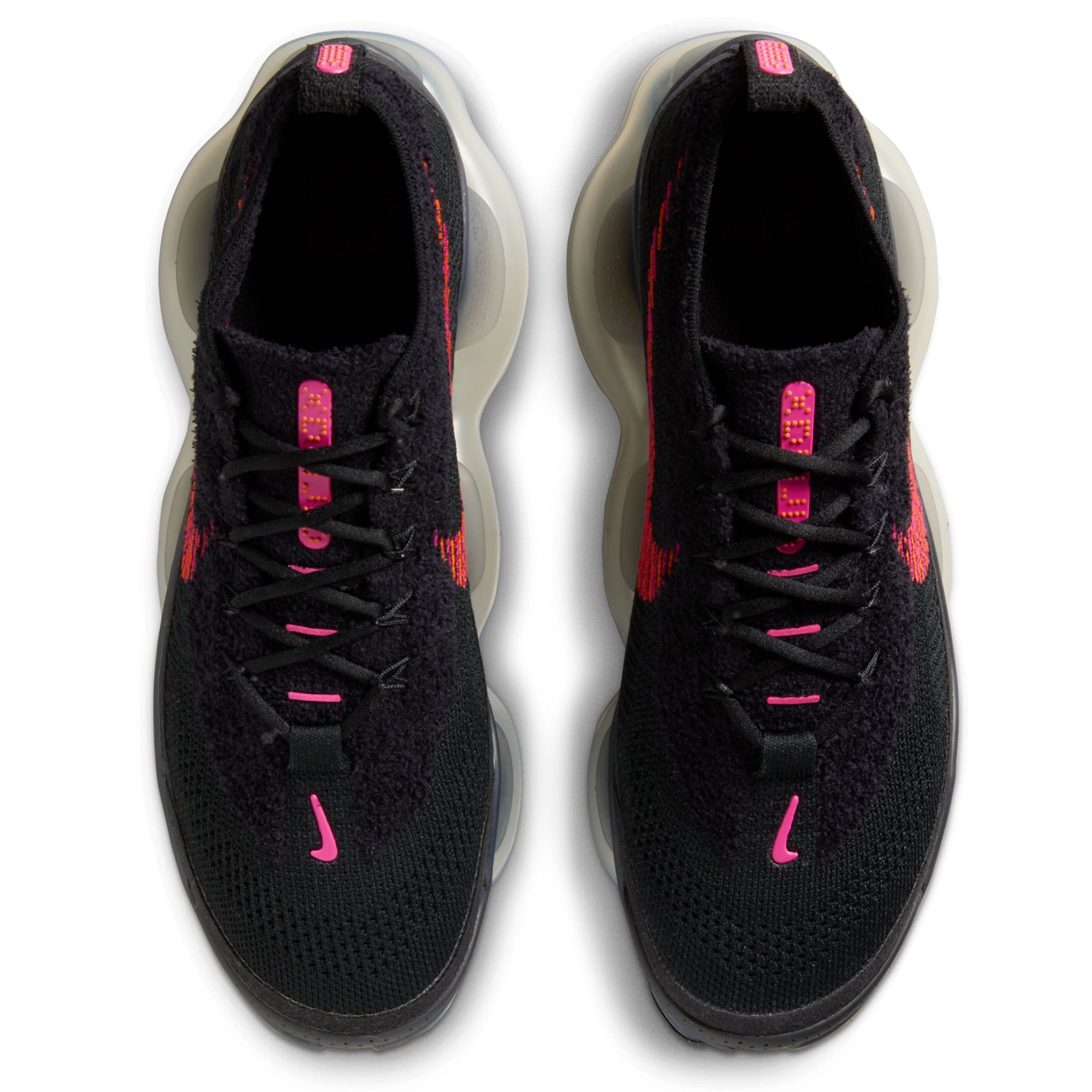 NWT Nike Air Max Scorpion FK Flyknit Black‎ Fireberry Red Shoes Sz 8 No Box NIKE AIR MAX SCORPION “BLACK FIREBERRY” MEN main image 2